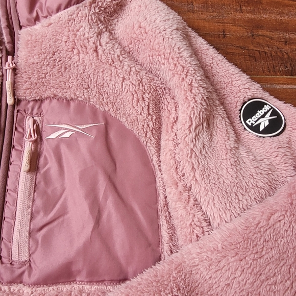 Reebok Faux Fur Fleece Jacket - Picture 2 of 9
